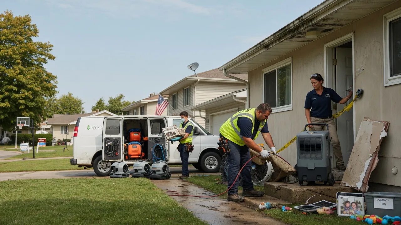 Water Damage Restoration in Marine City, MI near me